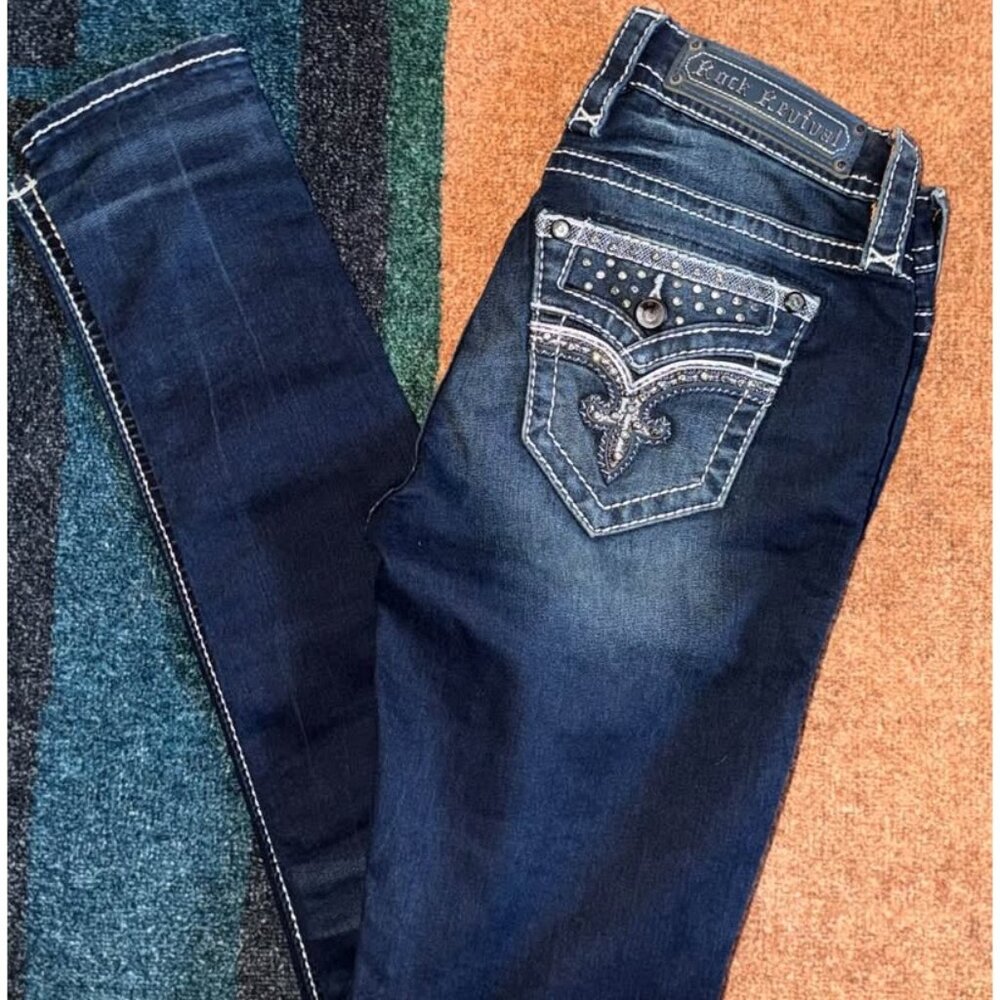 Rock Revival Haile Skinny. Mid ride. Size 27